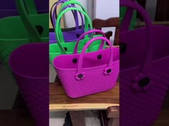 Summer Waterproof Washable Large Tote EVA Bog Beach Bag