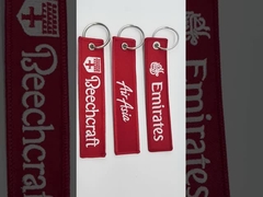 Red Emirates+AirAsia+Beechcraft Keychain