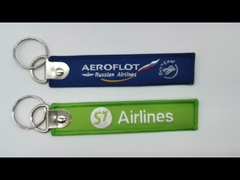Blue Aeroflot+ Green Airlines keychain