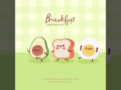 Op maat gemaakte stemmingsverhogende eierenplaster - Wimperige keukencharme voor tassen en jassen