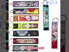 Anime Woven Keyring • Heat-transfer Graphics + Collector's Edition