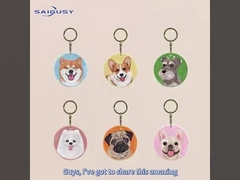 Geweven sleutelketting op maat