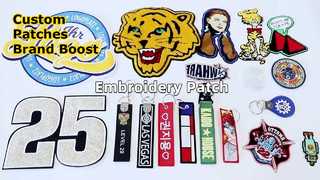 Custom Patches Iron On Cutout Shape Embroidery