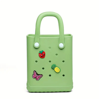 Buy Fashionable Custom Promotion Gifts Mini Rubber Beach Tote Bag For Girls online manufacture