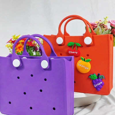 comprare EVA impermeabile Donna Portafogli Cesto da shopping grande Borsa da spiaggia Borsa Eco gelatina Caramelle borse da mano donna online manufacture