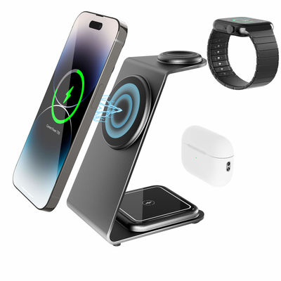 comprar Magnético Personalizado Presentes Eletrônicos 3 em 1 Magsafe Desk Charger 15W Wireless online manufacture