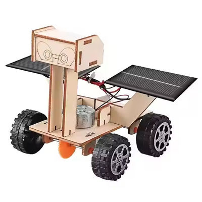 Buy Wooden STEM Experiment Kit Natural Color Solar Powered Safe Assembly online manufacture