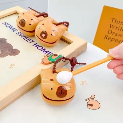 comprare Portachiavi di pesce di legno senza pinne delfino di plastica stabile bussare leggero online manufacture