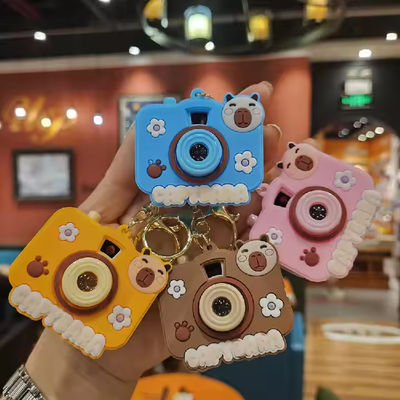 Buy Capybara Projection Camera Cute Car Keychain Multi Functional​​ Custom Car Keychain online manufacture