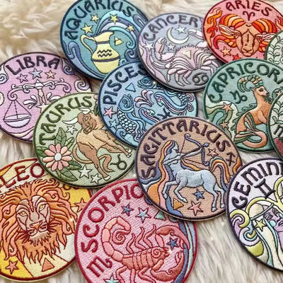 Buy Laser Cut Iron On Embroidered Patches Eco Friendly Convenient High Precision online manufacture