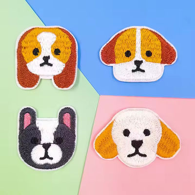 Buy Cartoon Washable Clothing Embroidery Patches Self Adhesive Cloth Patches Eco Friendly online manufacture