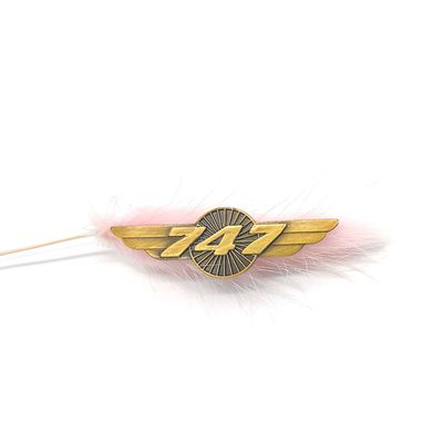 Buy 747 Winged Brooch Accessories Customizable Commercial Pilot Wings Pin online manufacture