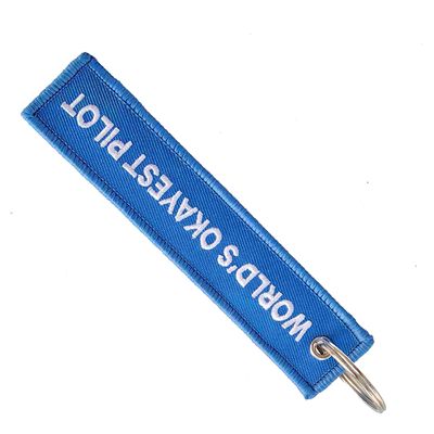 Buy Humorous Pilot Design Keychains for Events - Custom Embroidered Souvenirs with Multi-Color & Logo Options / Promotional Gifts online manufacture