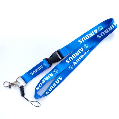 Buy Safety Breakaway Clasps Custom Polyester Lanyards Corporate ID Waterproof Print online manufacture