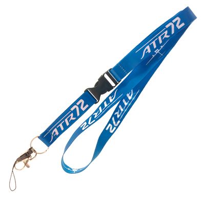 Buy ATR72 Collector Custom Promotional Lanyards Polyester Strap Portable online manufacture