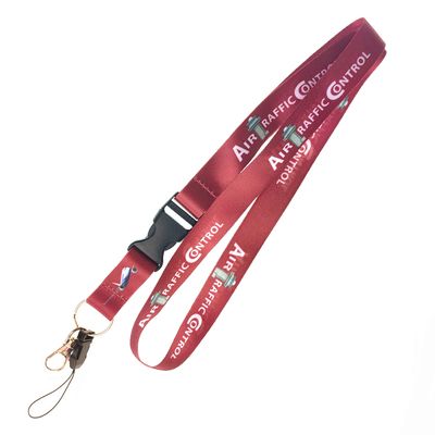 Buy Vibrant Red Custom Promotional Lanyards Lightweight Lanyard Promotional Products online manufacture