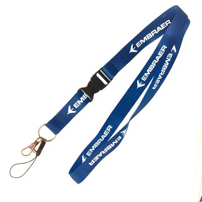 Buy Reinforced Custom Logo Lanyards Safety Buckle Reflective Strap Company Branded Lanyards online manufacture
