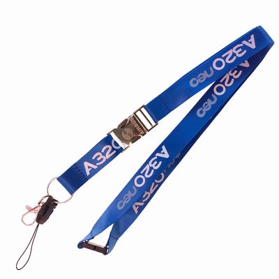 Buy Stainless Steel Ring Custom ID Lanyard Breakaway Safety Waterproof Full Color Print​ online manufacture