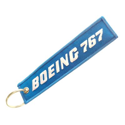 Buy Corporate BOEING 767 Keyring - Anti-Fade Polyester Design with Custom Laser Text online manufacture