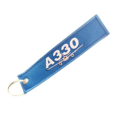 acheter Étiquette de clé d'avion A330 personnalisée. Couture à haut contraste. Accessoire de voyage léger. online manufacture