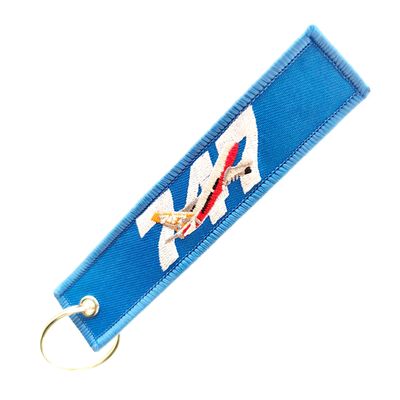 Buy Military 747 Embroidered Key Fob - High-Density Fabric with Travel-Friendly Design online manufacture