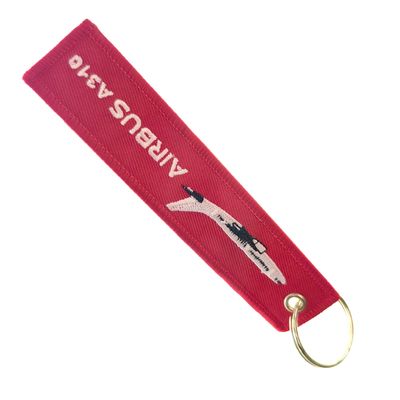Buy AIRBUS A310 Keychain - Bold Red Base + Gold Metal Ring | Aviation Collector's Edition online manufacture