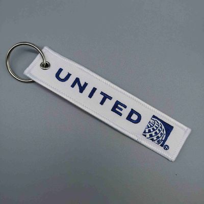Buy Aviation Collectible​ Custom Embroidered Keychain Tags Corrosion Proof online manufacture