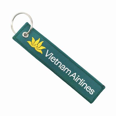 kaufen Vietnam Airlines Custom Brodered Keyring Luftfahrt Souvenir Leichtgewicht Portable online manufacture