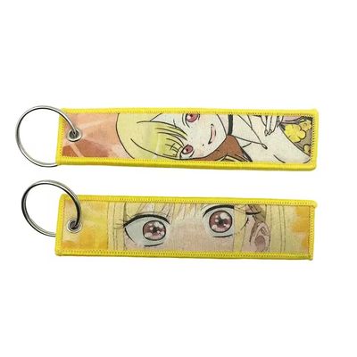 Buy Dual-Sided Jacquard & Satin Keychain｜Anime Collectibles｜Iris-Detailing + Laser-Cut Shapes｜OEKO-TEX® Certified online manufacture