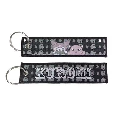Buy Kuromi Gothic-Pop Keychain | Punk Kawaii Accessory | Double-Sided Expressions + Scratchproof Ring | Streetwear Accent | Emoji Combo Customization online manufacture