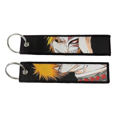 Buy Anime Two-Sided Woven Keychain - Personalized Customization - High-Density Fabric - Water-Resistant & Durable online manufacture