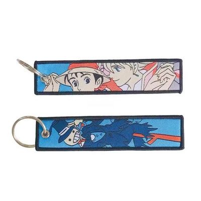 Buy Water Resistant Personalized Fabric Keychains Dirt Resistant Compact online manufacture