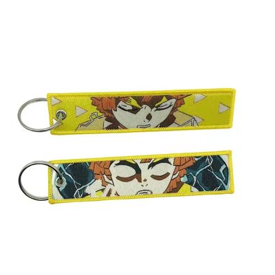 Buy Stylish Custom Fabric Keyrings Lightweight Wear Resistance Heat Insulation online manufacture