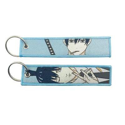 Buy Water Proof Custom Woven Keychain Lightweight Zinc Ring Woven Key Tag online manufacture