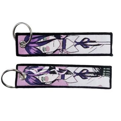Buy Dual Sided Woven Key Chain Laser Cut Customizable High Precision Long Lasting online manufacture