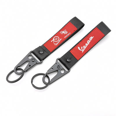 Buy Vintage Vespa-Inspired Key Lanyard | Customizable Red-Black Badge | Premium Metal Clasps & Timeless Appeal​ online manufacture