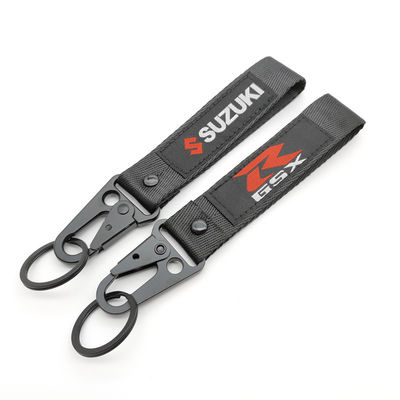 Buy Rider's Pride Key Strap | Contrast Suzuki/GSX Logos + Anti-Slip Metal Clasps | Custom Branding for Gear & Keys​ online manufacture