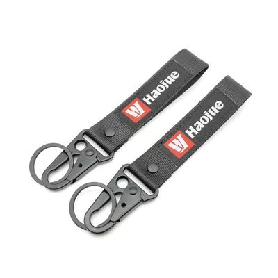 Buy Custom Haojue W-Emblem Lanyard - Premium Nylon & Dual Metal Clips - Corporate Pride & Urban Essentials​ online manufacture