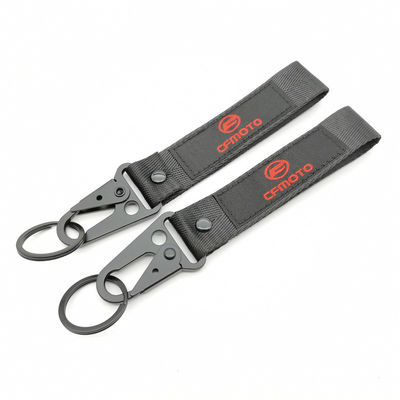 Buy Custom Woven Key Lanyard - Soft Textile Strap with Rustproof Metal Hook & Vibrant Embroidery online manufacture