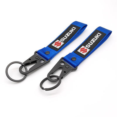 Buy Suzuki Racing Heritage Keychain - Dual-Layer Embroidery & Industrial-Grade Clips for True Moto Fans online manufacture