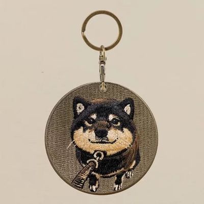 Buy Whimsical Animal Cameo Keychain – Stitched Stories for Your Keys & Heart online manufacture