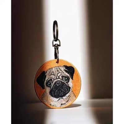 Buy Tail-Wagging Thread Treasures Keychain Custom Pet Keepsakes That Spark Joy online manufacture