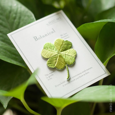 kopen Eco-Artisan Clover Iron-Ons - Geborduurde wijsheid en natuurlijke harmonie online manufacture