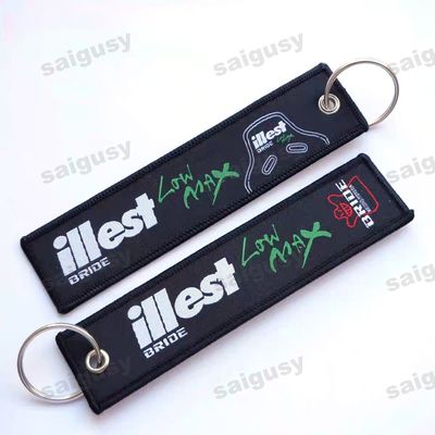 comprar Chave de chave de cultura de carro costurada à mão Design bordado com ambos os lados Material de liga de poliéster Seu logotipo Sua história online manufacture