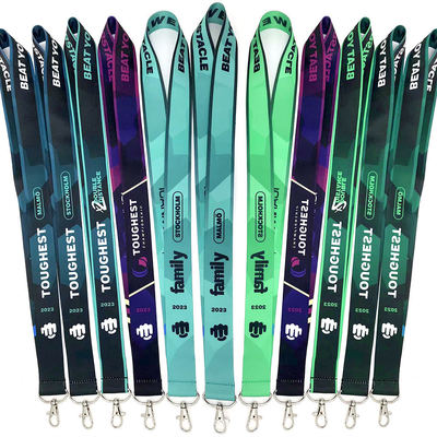 खरीदें High Quality Custom Logo Fashion Neck Strap Lanyard Custom Lanyards Country Keychain Lanyards online manufacture
