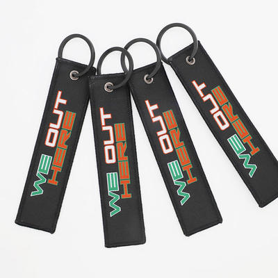 Buy Personalized Airbus Woven Keychain with Remove Before You Fly Design and 3.5 Inches Size online manufacture