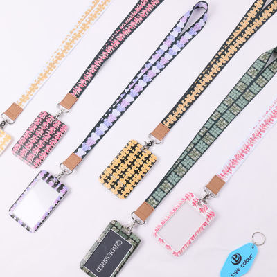 Buy Card Holder Badges Promotional Fashion Sublimation Printing logo Breakaway Lanyard online manufacture