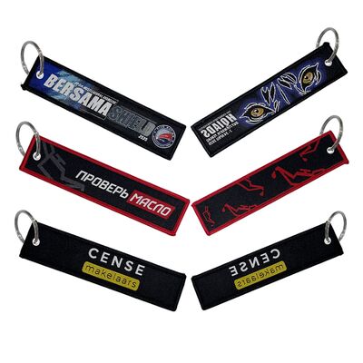 acheter Porte-clés en tissu tissé durable avec logo personnalisé pour sacs à dos, bagages et articles promotionnels online manufacture