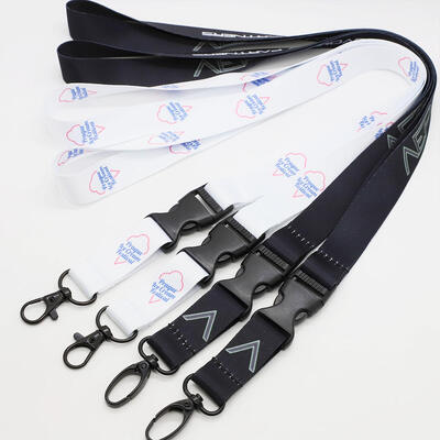 Beli Custom Polyester ID Card Holder Lanyards dengan Sublimation Printing Water Resistant & Hook-Turn Wearers menjadi Brand Ambassador online manufacture