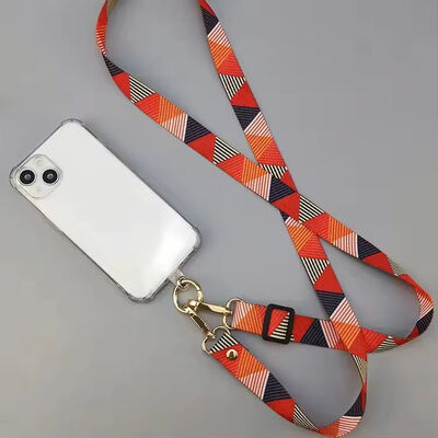 comprar Cordón largo cómodo, diseño popular y nuevo, actualización, cordón ajustable multicolor para teléfono, correa cruzada para el cuello online manufacture